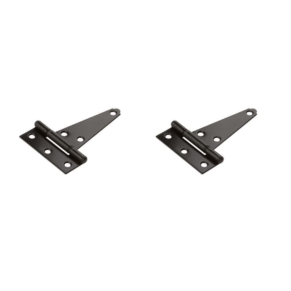 Dobradiças National Hardware N129-007 V286 Extra Heavy T Pretas 4”