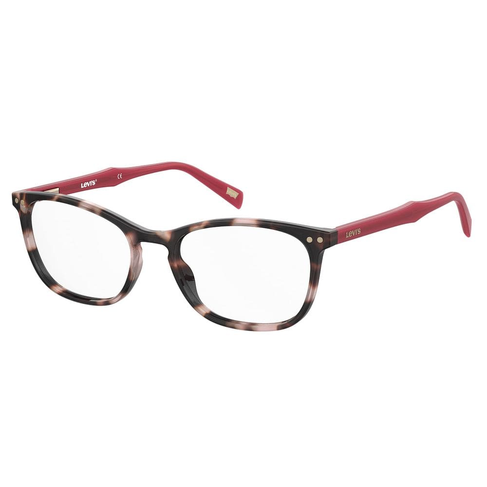 Armações de óculos Levi`s LV 5026 Cat Eye para mulheres - rosa