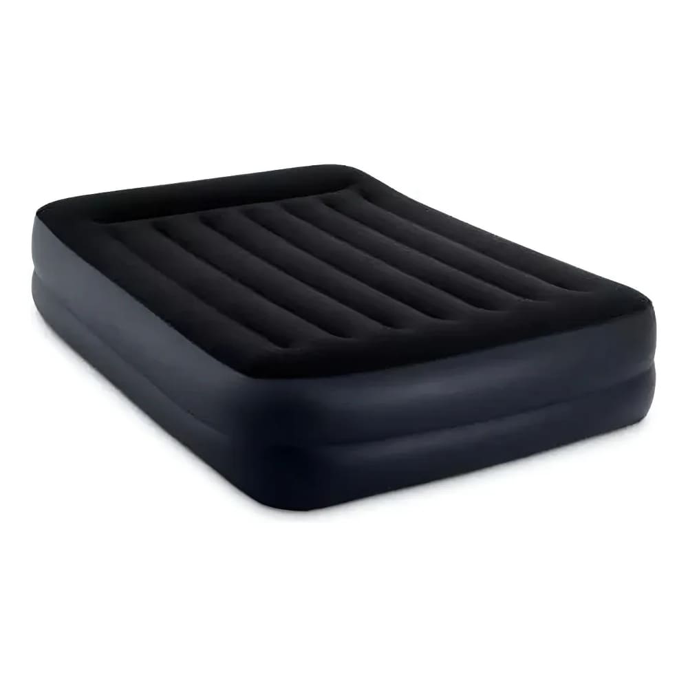 Colchão Inflável Casal Resistente Queen Size Confortável Bomba Embutida 127V