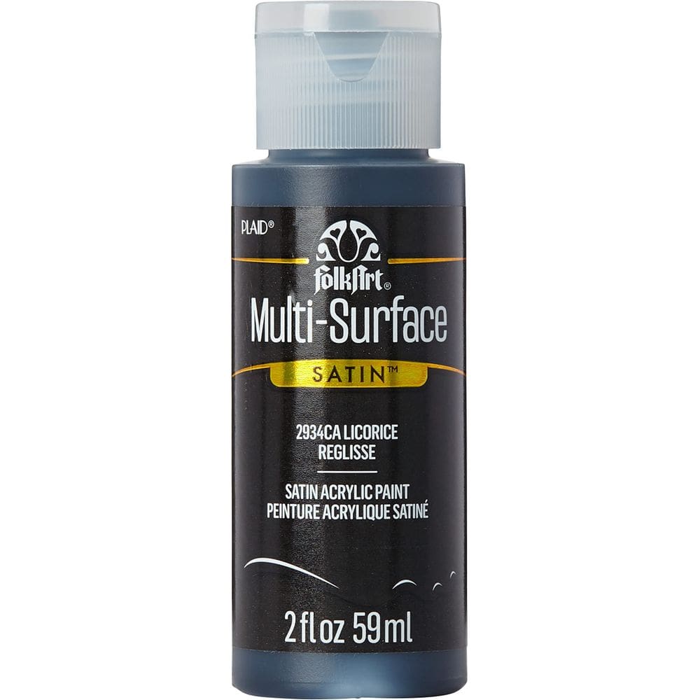 Tinta acrílica FolkArt 59ml de alcaçuz acetinado multisuperfície