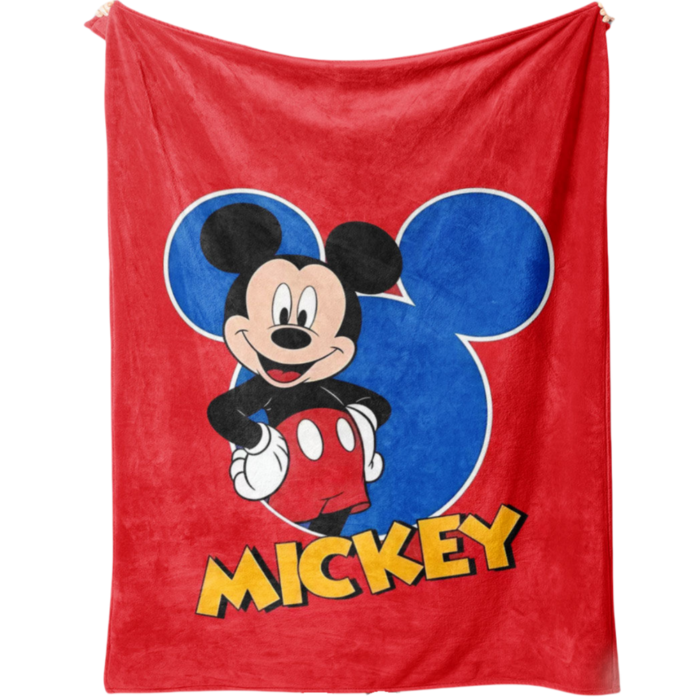 Cobertor de flanela Soft Mikey Mouse Smile de fibra de poliéster 300g