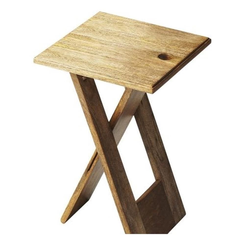 Mesa dobrável Butler Specialty Hammond Natural Wood