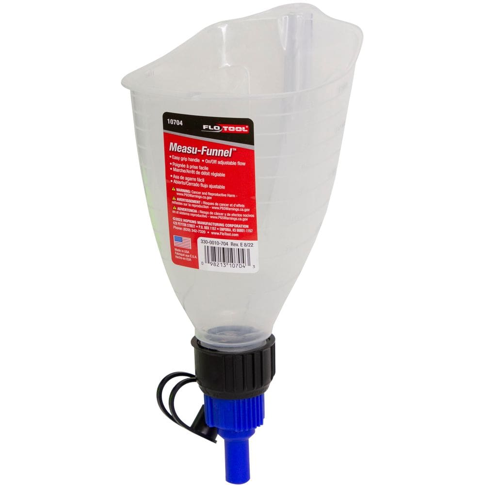 Funil FloTool 10704 Measu-Funnel com bico liga/desliga