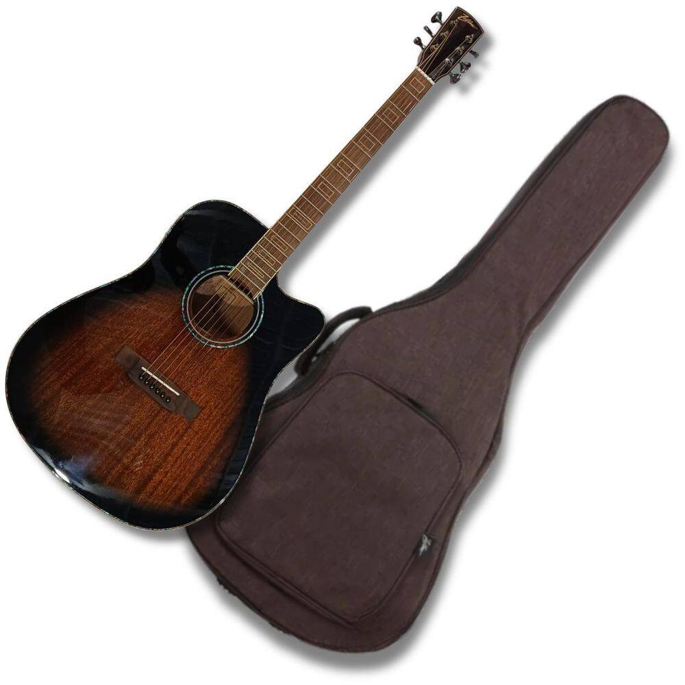 Violão Aço Elétrico Provenance Folk Cutway + Bag Zellmer