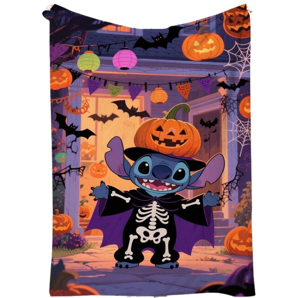 Cobertor SANMU Flannel Halloween Stitch Cos Vampire Pump