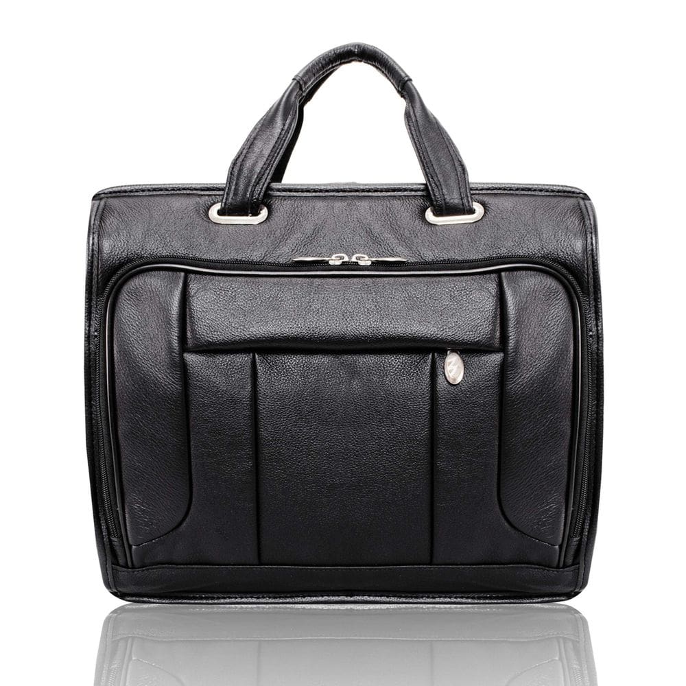 Bolsa McKlein River West 15” em couro Checkpoint Friendly