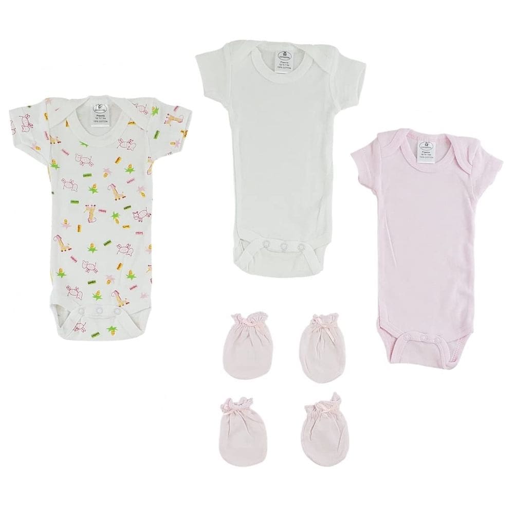 Conjunto de banho Bambini CS-0059 para meninas recém-nascidas, tamanho prematuro