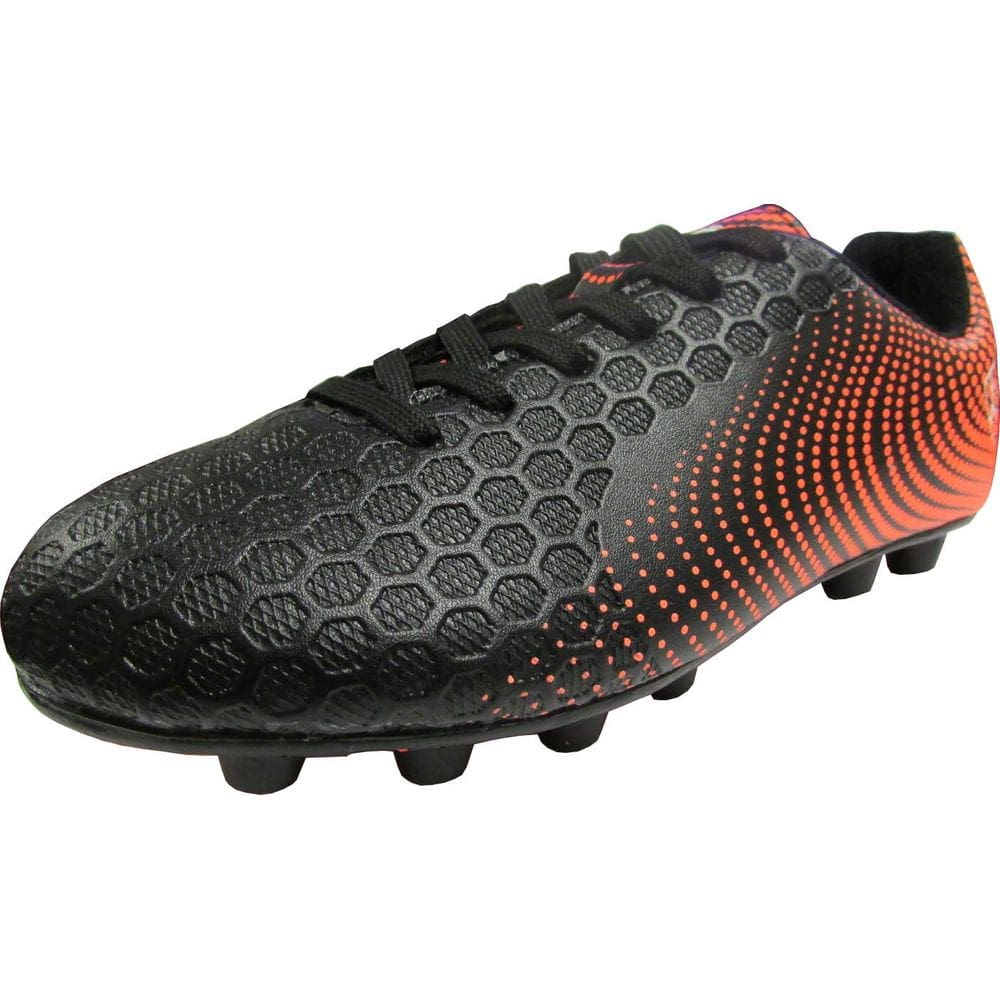 Tênis de futebol Vizari Stealth FG Firm Ground Little Kid preto/laranja