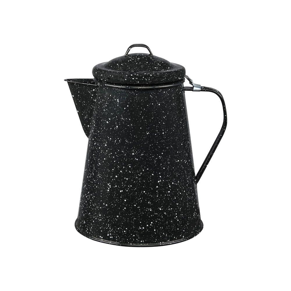 Caldeira de café Granite Ware de 3 litros salpicada de preto