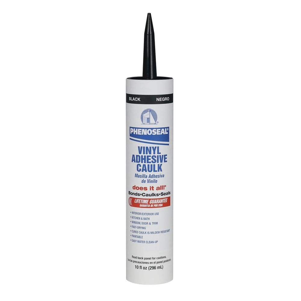Adesivo de vinil Caulk DAP Phenoseal preto 296 ml
