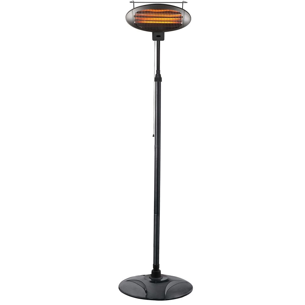 Aquecedor elétrico de pátio Hiland HIL-1500DI 1500W com aquecimento variável