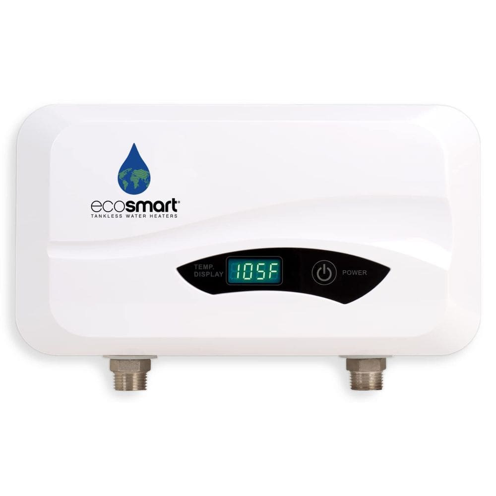 Aquecedor de água EcoSmart POU 6 elétrico sem tanque 6kW branco