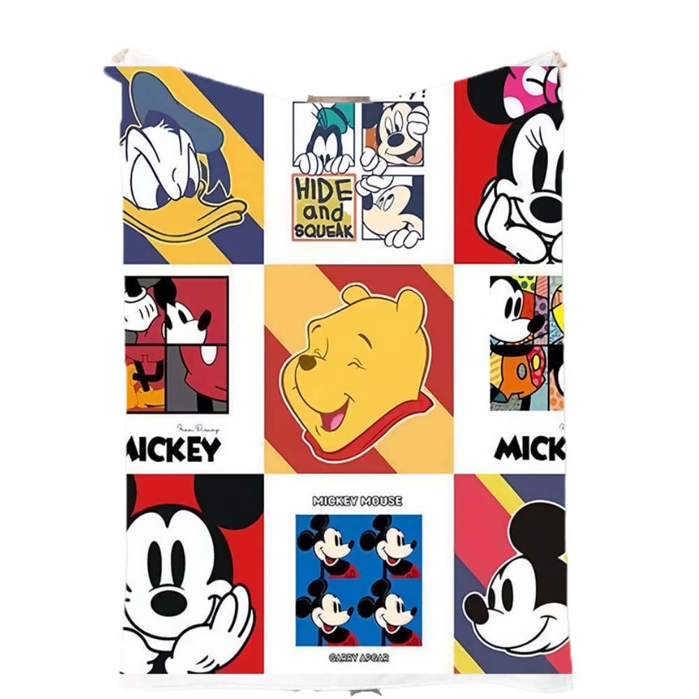Cobertor de flanela Halloween Premier Mickey Mouse com padrão digital