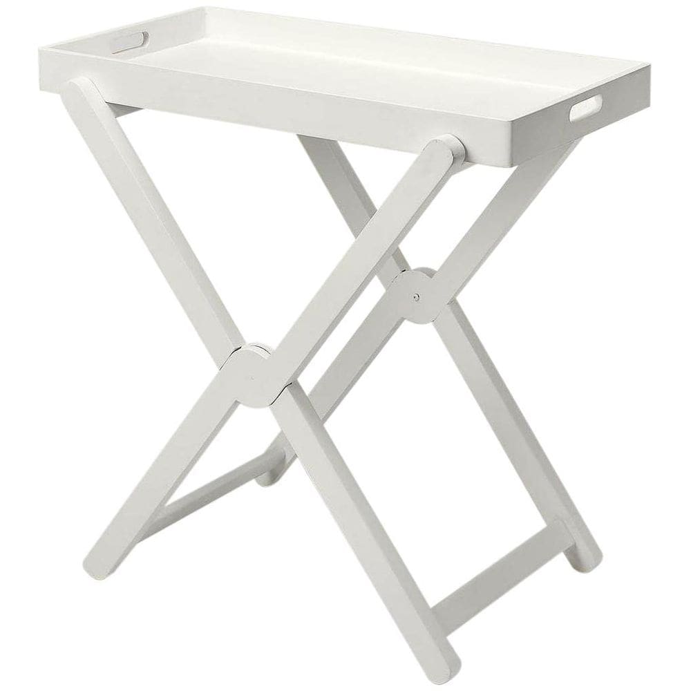 Bandeja de mesa Butler Specialty Edna White Mango Wood 5 kg