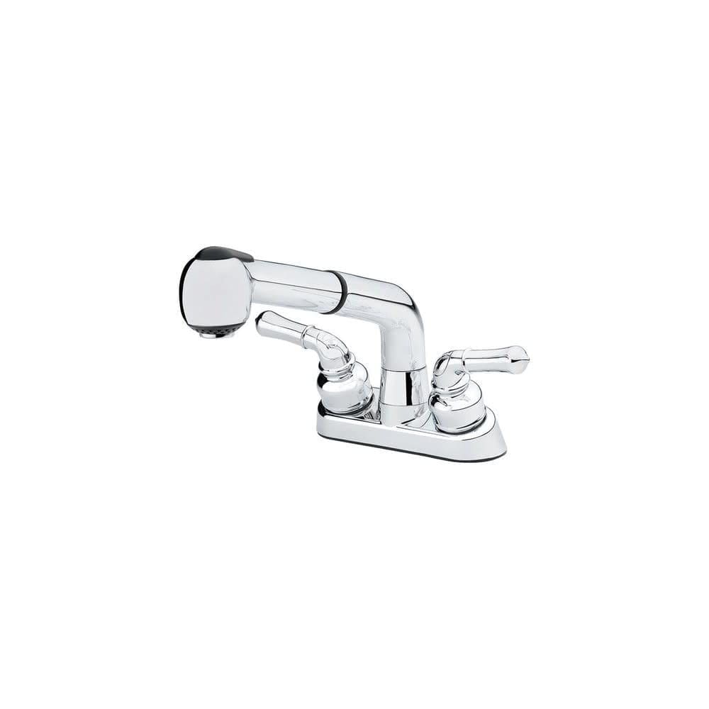 Cozinha dobrável Faucet Homewerks Worldwide, cromada, 2 alças