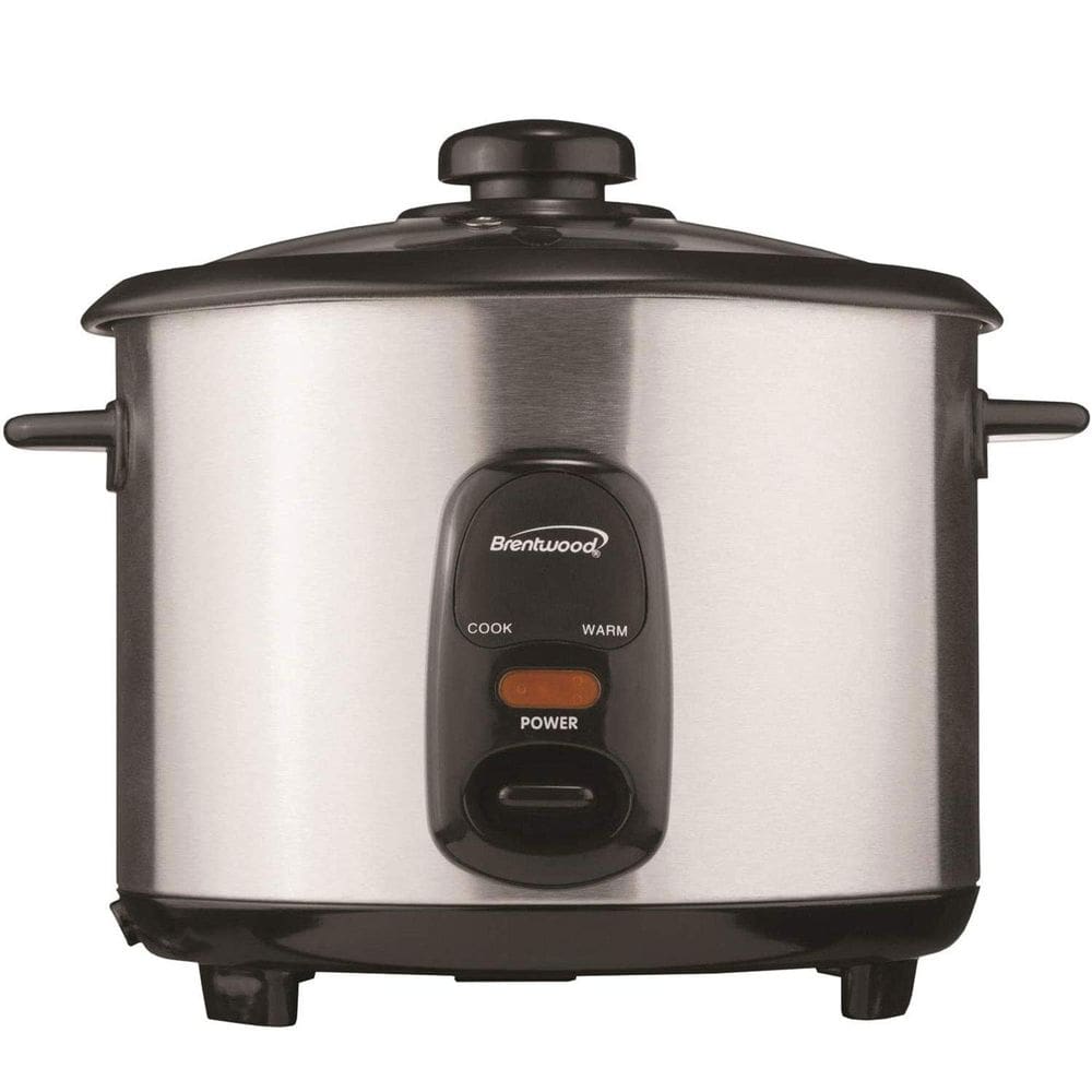 Panela de arroz Brentwood TS-15, 8 xícaras, aço inoxidável
