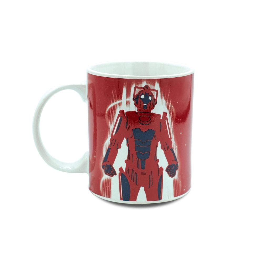 Caneca de café Seven20 Doctor Who Red Cyberman Ceramic 325ml