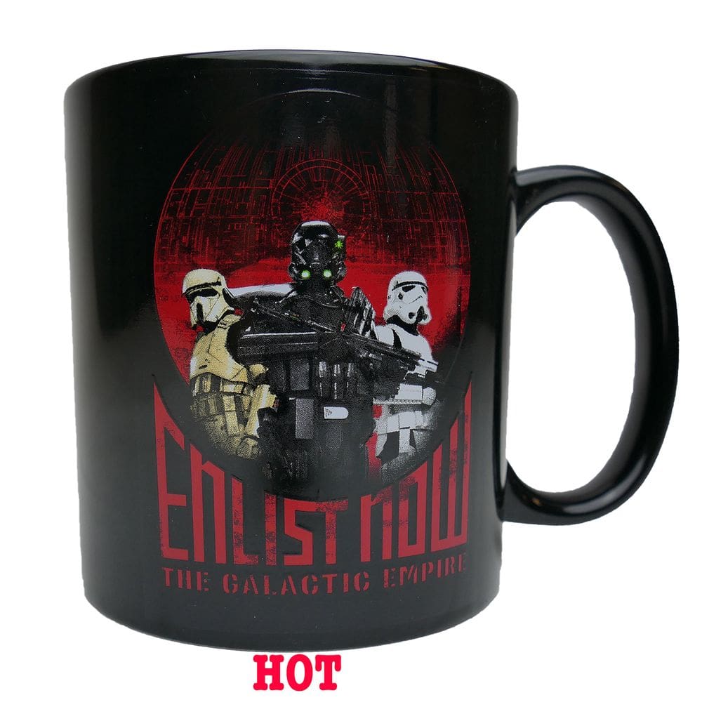 Caneca STAR WARS Rogue One Enlist Now Heat Change 600 ml