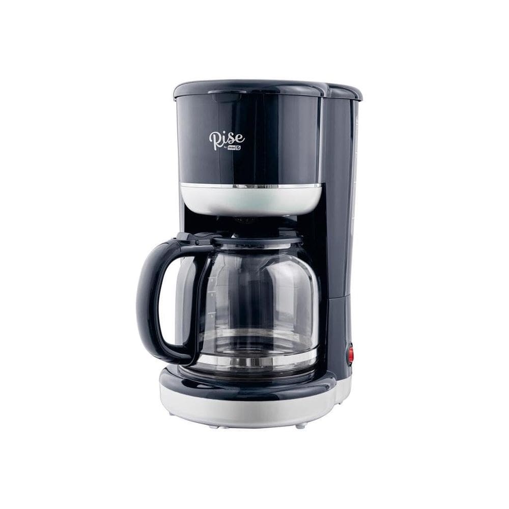 Cafeteira Rise by Dash 10 xícaras de plástico preto