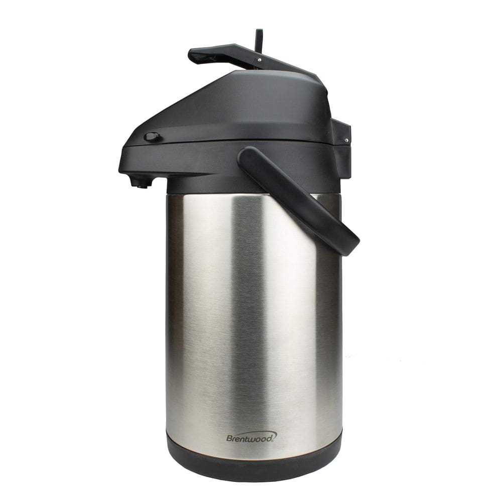 Dispensador de bebidas quentes e frias Airpot Brentwood 3.5L inoxidável