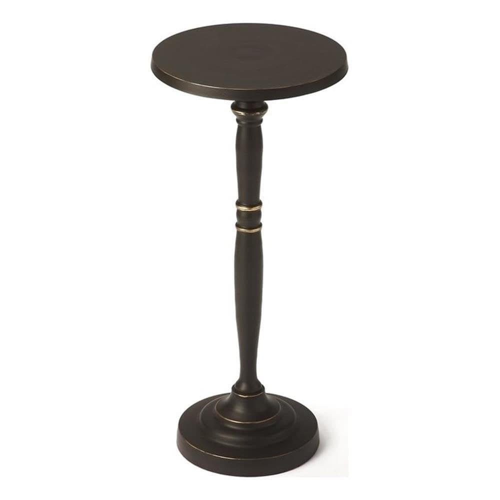 Mesa final Butler Langford Black Metal Alumínio 22cm H