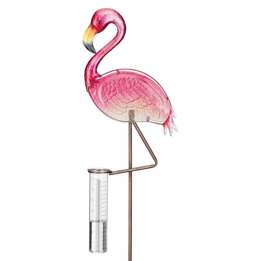 Medidor de chuva Stake Regal Art & Gift 12636 Flamingo Red