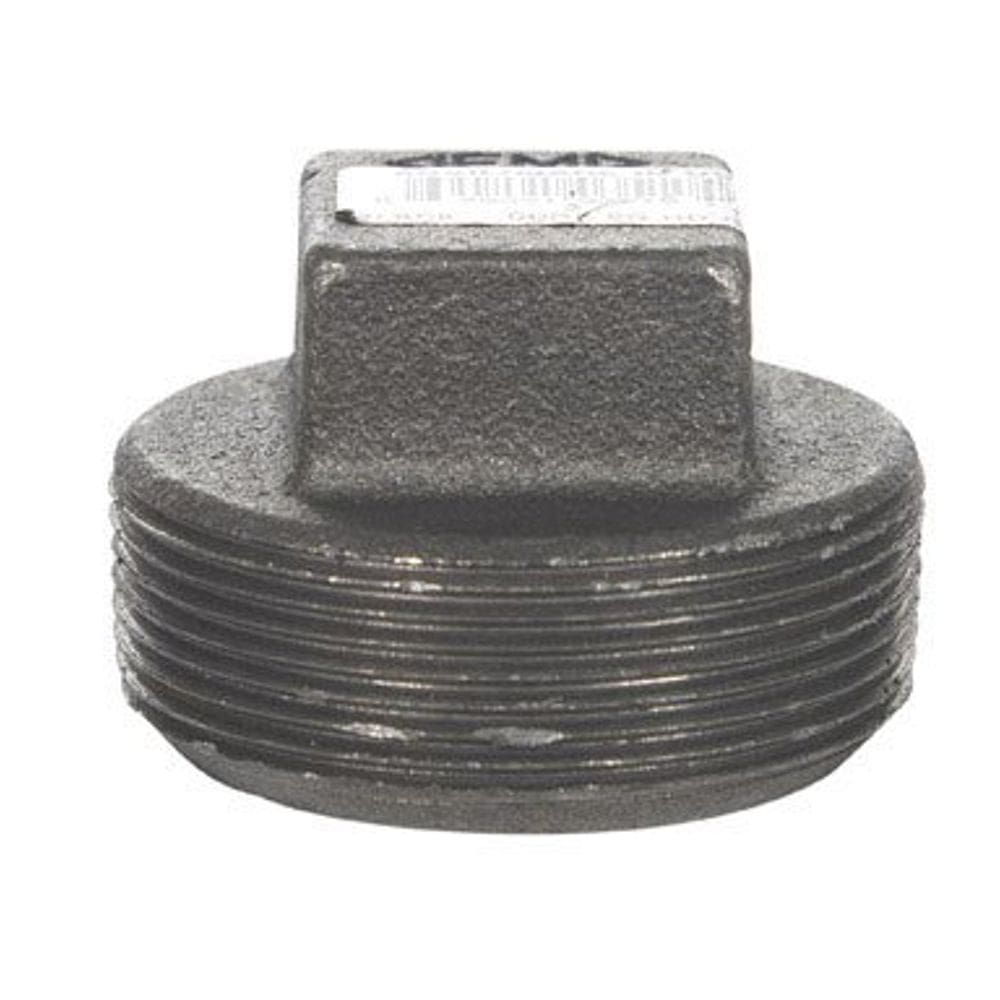 Ferro maleável preto Plug Anvil International 2” MPT