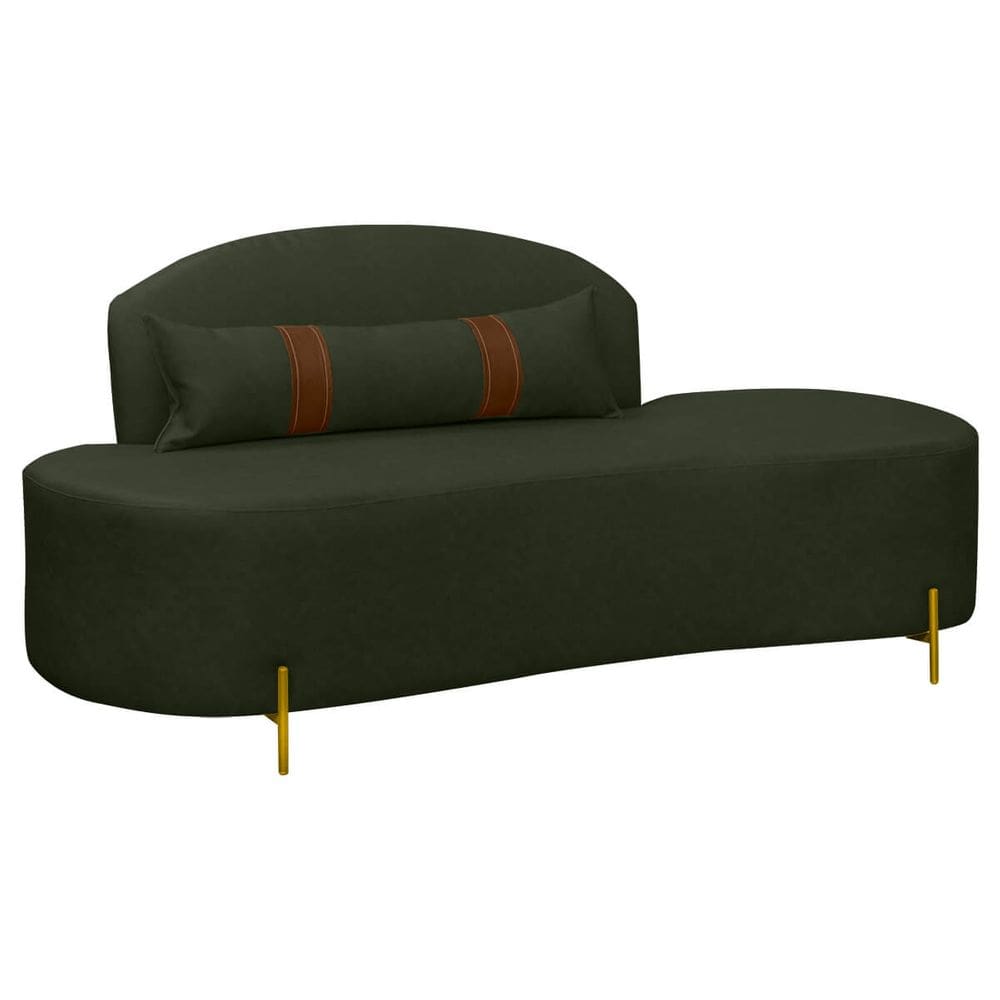 Sofá Orgânico Maitê 3 Lugares 180cm Corino