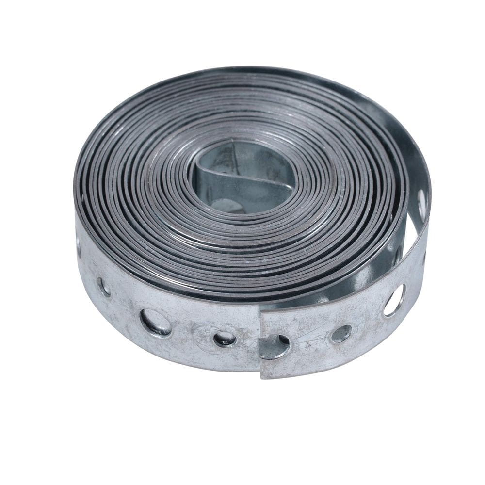 Alça de cabide Oatey 33923 galvanizada 28 Ga. 3/4 polegadas x 10 pés