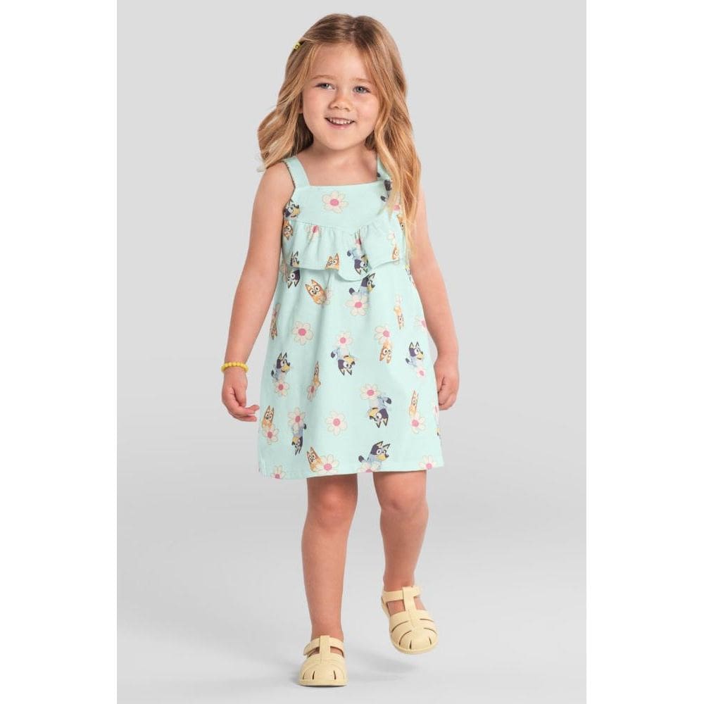 Vestido infantil menina da Bluey Brandili
