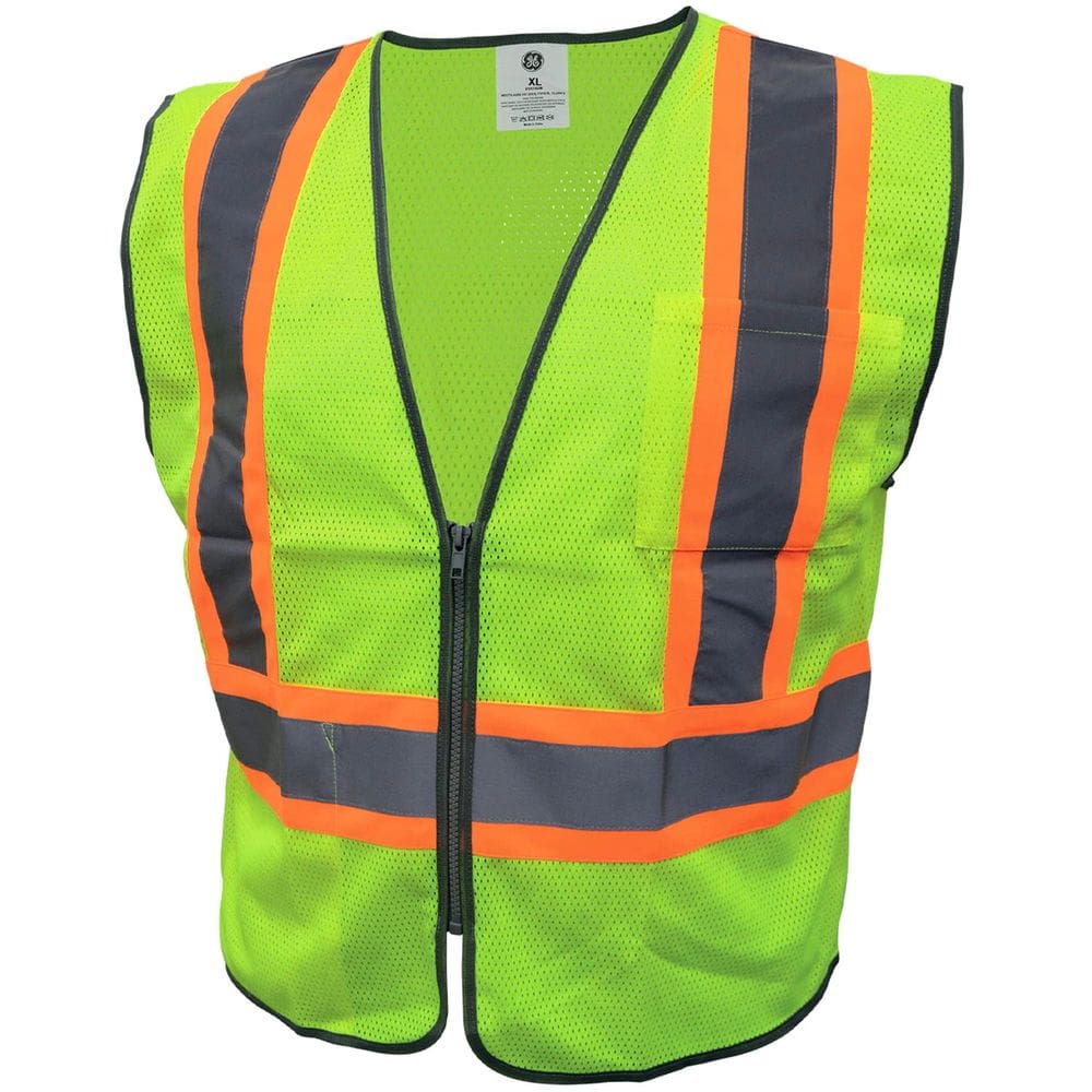 Colete GE High-Vis Safety Mesh Reflective Zipper XL