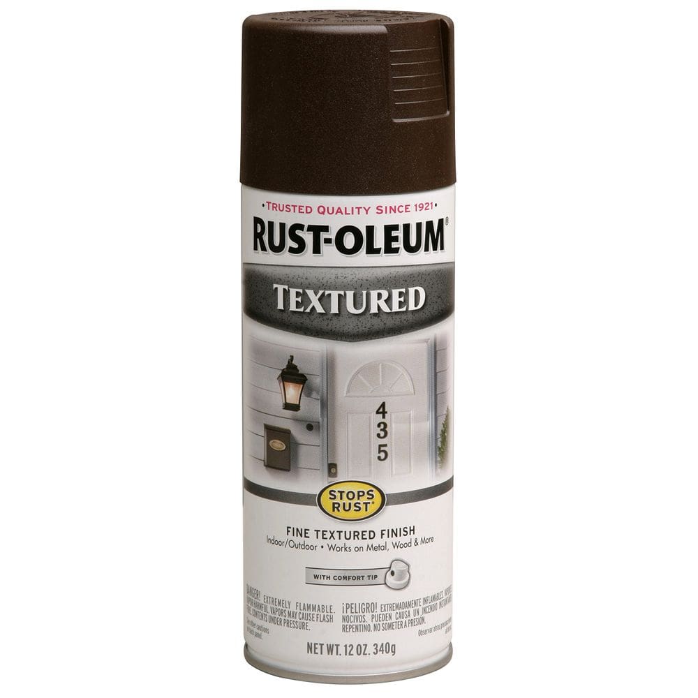 Tinta spray Rust-Oleum 241255 texturizada 350ml marrom escuro