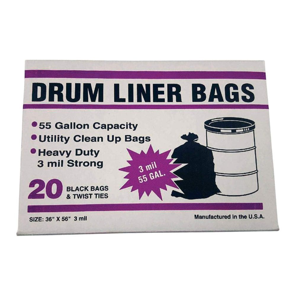 Saco de lixo PRIMROSE 208L Heavy Duty 3 Mil com laços giratórios