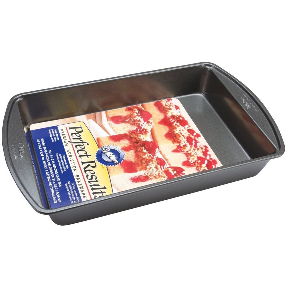 Forma de bolo Wilton Perfect Results antiaderente oblonga 33x23x5cm
