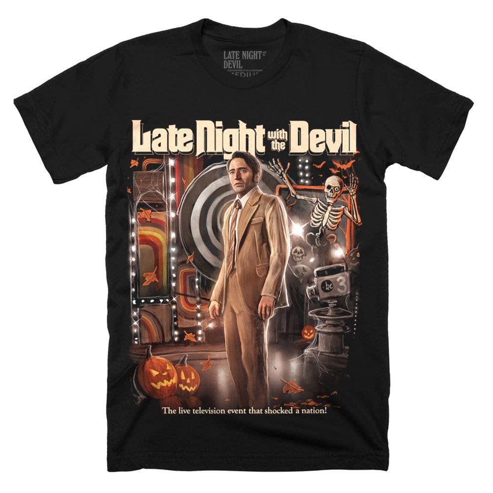 Camiseta ROCKINSTONE Late Night With The Devil Halloween 2025