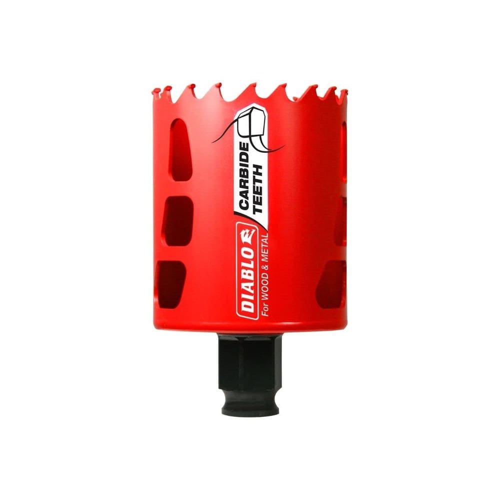 Serra de furo Diablo DHS2250CT, dentes de carboneto de 5,7 cm de diâmetro