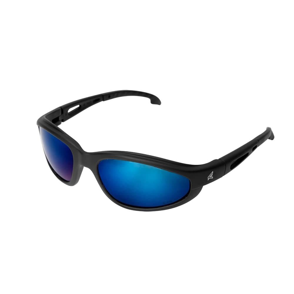 Óculos de sol EDGE Dakura-Blk Polarized Aqua Blue Mirror Lens