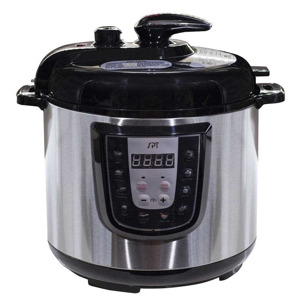 Panela de pressão elétrica SPT EPC-14DA 6L de aço inoxidável