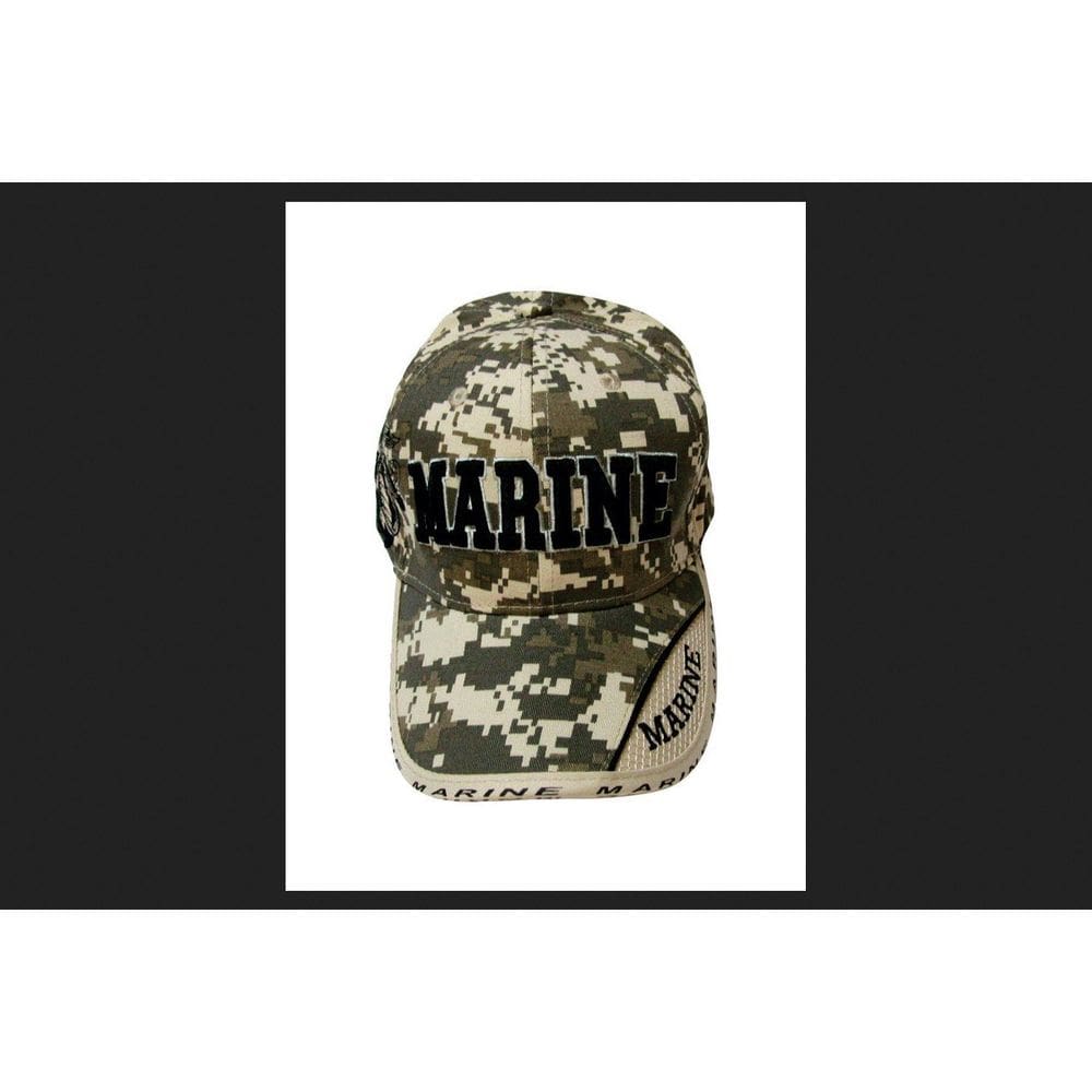 Boné de beisebol JWM Digital Camouflage US Marines, tamanho único
