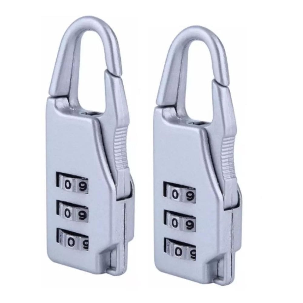 Cadeado Com Segredo Segurança Mala De Viagem Mochila Bolsa