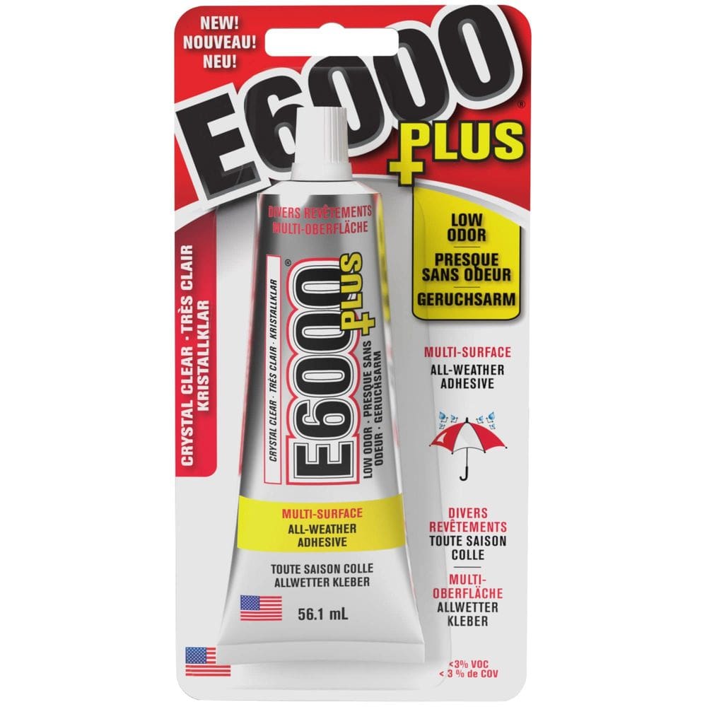 Adesivo E6000 Clear 56mL Plus multiuso à prova d`água