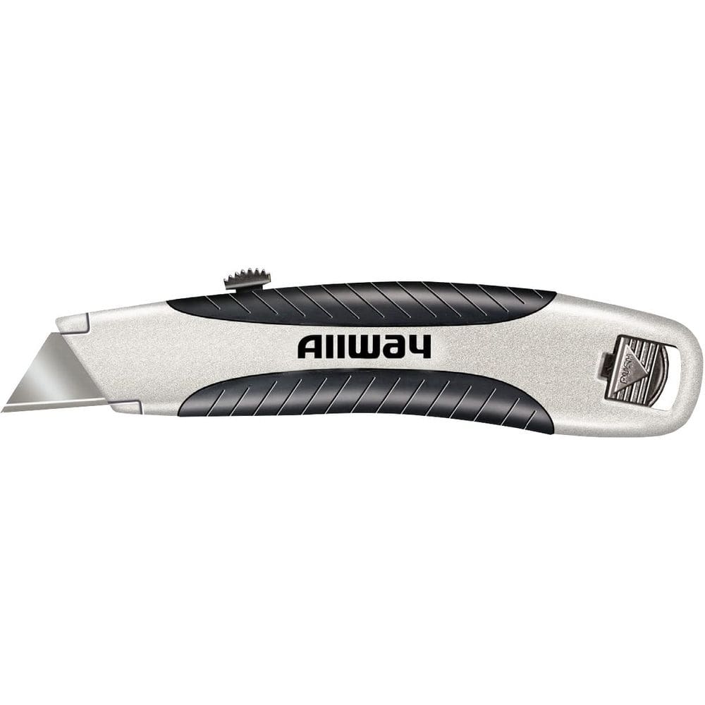 Faca utilitária ALLWAY RSK Soft-Grip retrátil de 3 lâminas