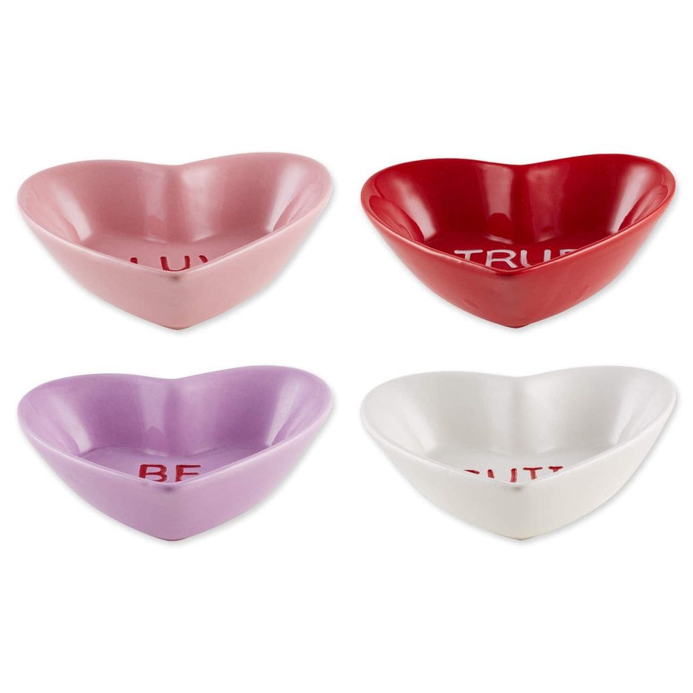 Candy Bowls DII, Dia dos Namorados, Ceramic Sweet Talk, 4 unidades