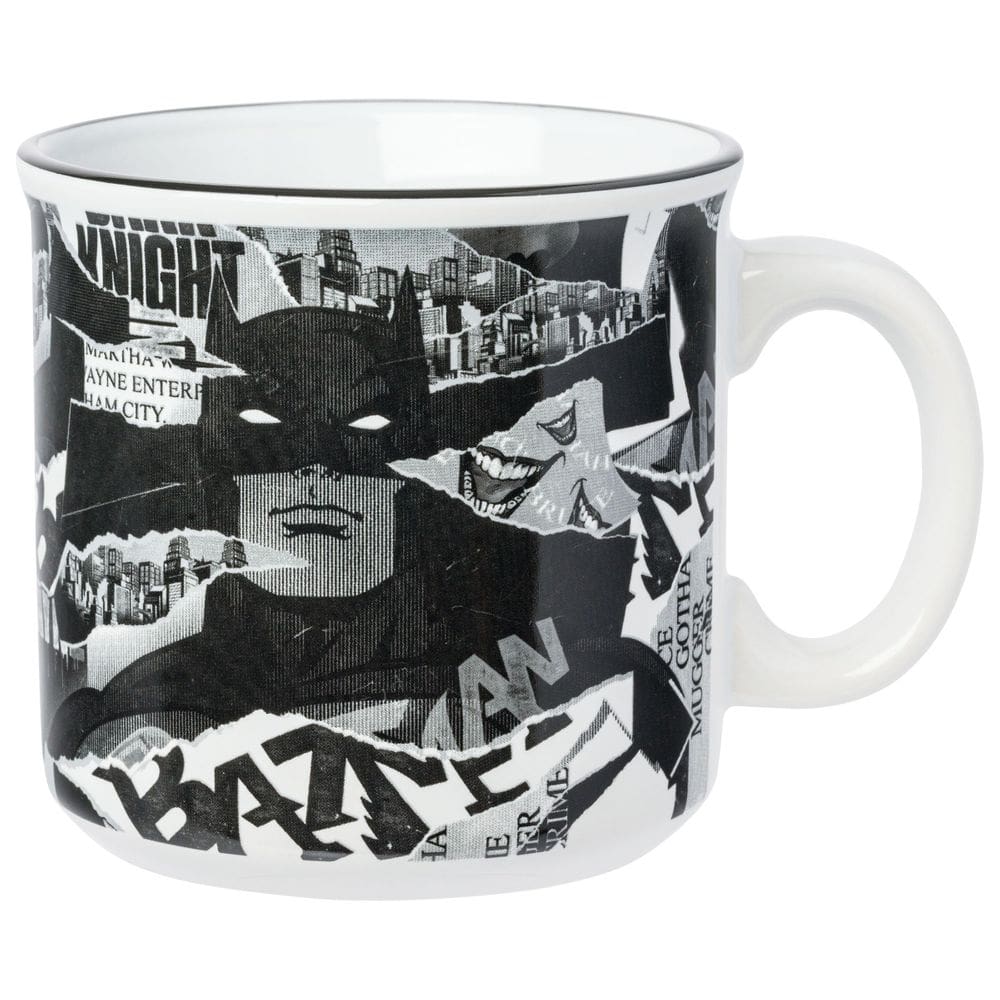 Caneca Camper em cerâmica Silver Buffalo DC Comics Batman 600ml