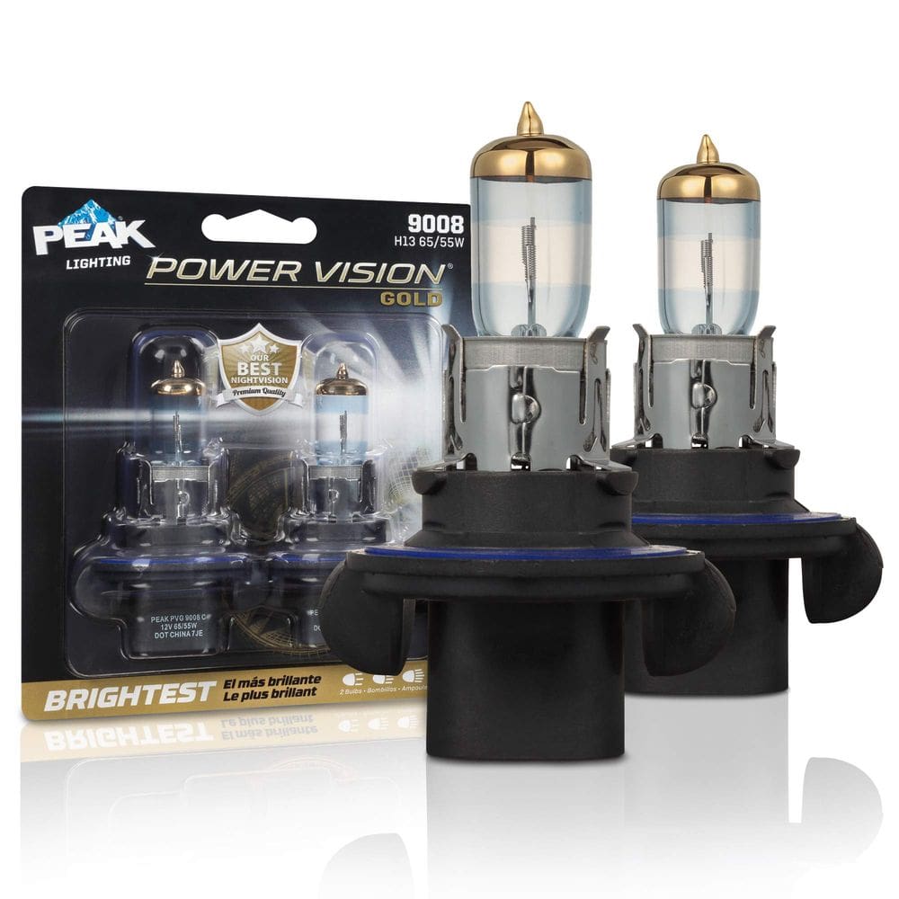 Faros PEAK Power Vision Gold 9008/H13 65/55W Paquete de 2