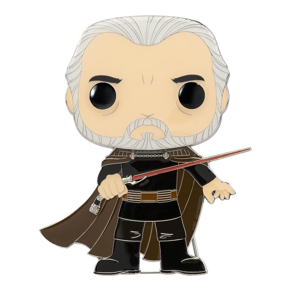 Pin Funko LF Pop LPP Star Wars Count Dooku com suporte