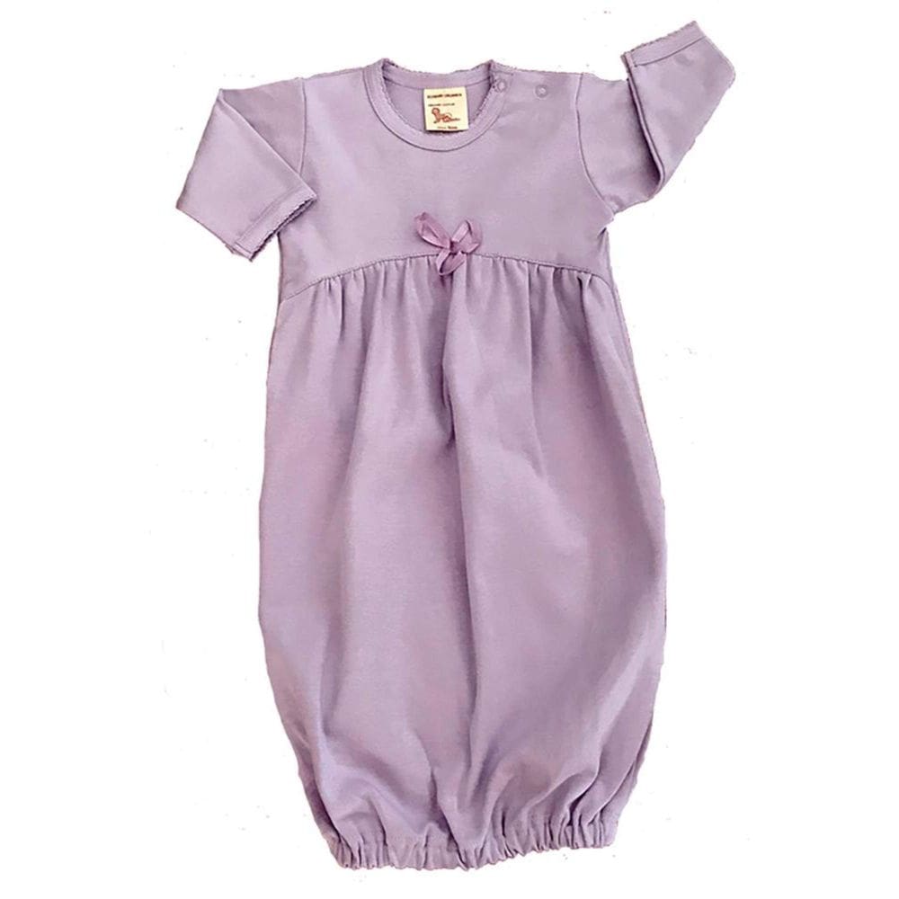 Vestido Healthy Body, da cabeça aos pés, algodão orgânico, lavanda 0-1 Ye