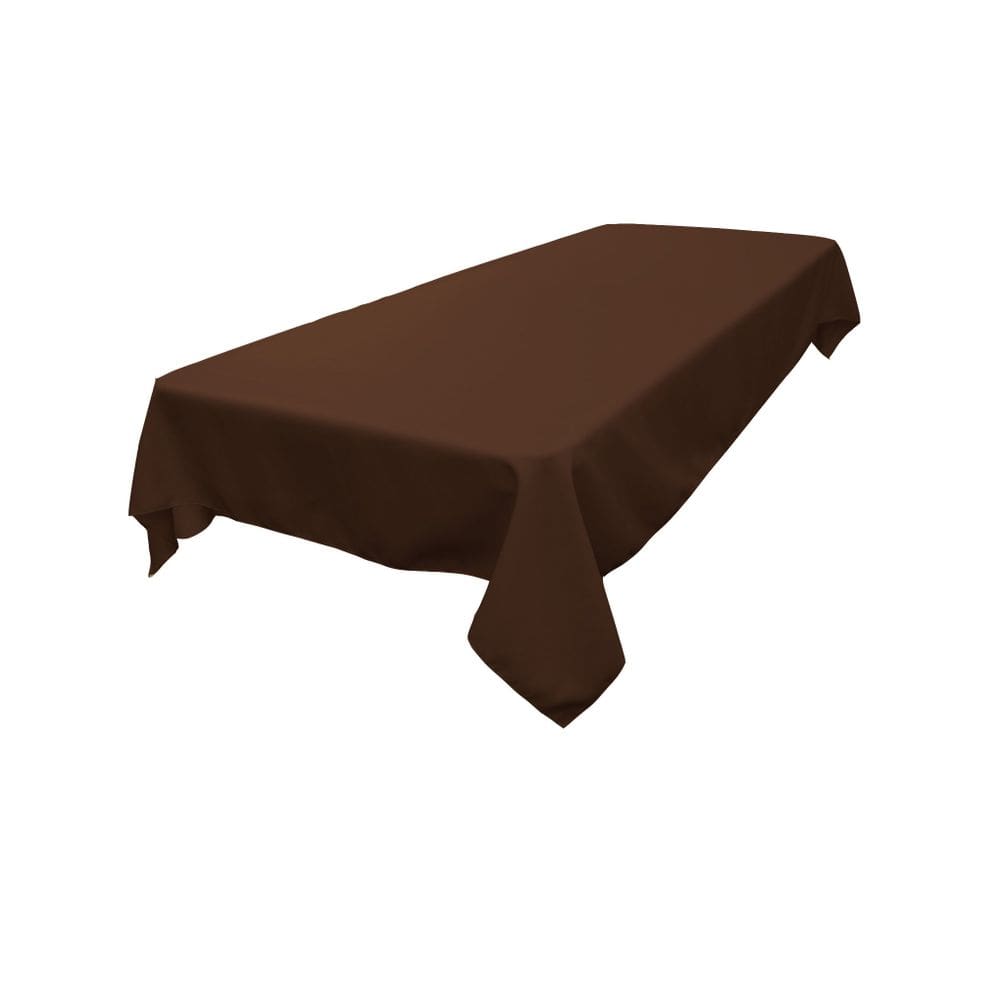 Toalha de mesa LA Linen Poliéster Poplin 150x210cm Marrom