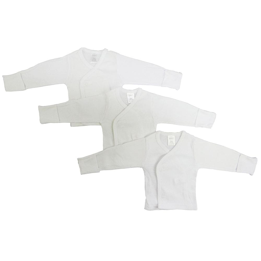 Vestuário Bambini Preemie, manga comprida, encaixe lateral, com luva, 3 P