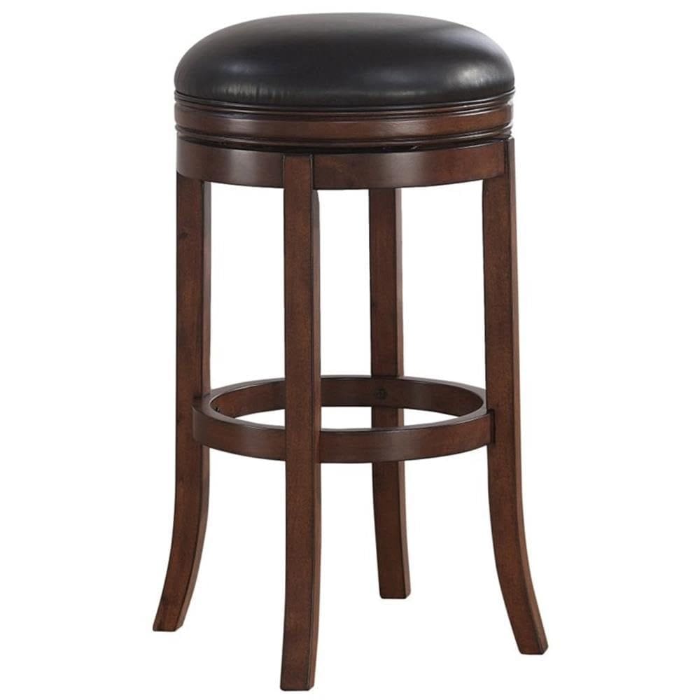 Banco de bar American Woodcrafters Stella Backless Swivel 360°